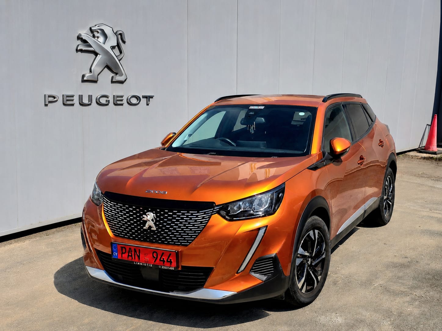 Peugeot 2008 for rent at Kannias Rental Cyprus