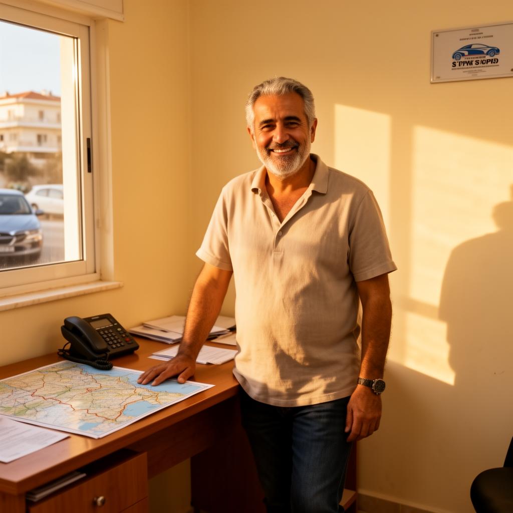 Nikos Kannias at his Larnaca office